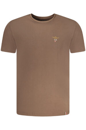 AERONAUTICA MILITARE T-SHIRT ESTERNABILE UOMO MARRONE