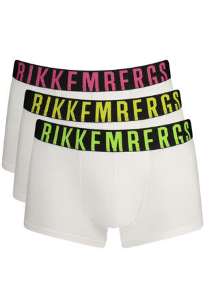 BIKKEMBERGS BOXER UOMO BIANCO