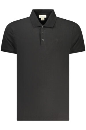CALVIN KLEIN POLO MANICHE CORTE UOMO NERO