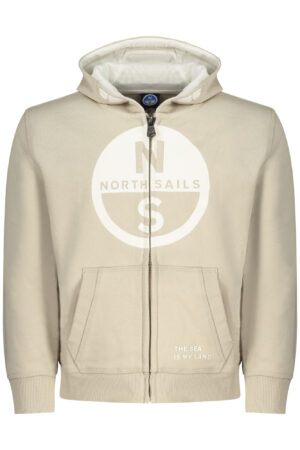 NORTH SAILS FELPA CON ZIP BAMBINO BEIGE
