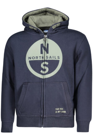 NORTH SAILS FELPA CON ZIP BAMBINO BLU