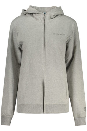 NORTH SAILS FELPA CON ZIP DONNA GRIGIO