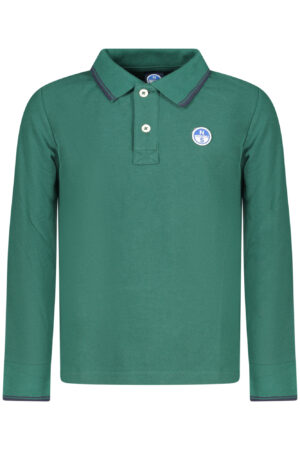 NORTH SAILS POLO MANICHE LUNGHE BAMBINO VERDE
