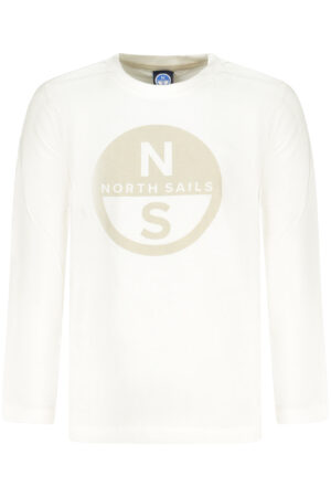 NORTH SAILS T-SHIRT MANICHE LUNGHE BAMBINO BIANCO