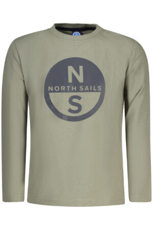 NORTH SAILS T-SHIRT MANICHE LUNGHE BAMBINO VERDE