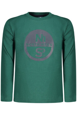 NORTH SAILS T-SHIRT MANICHE LUNGHE BAMBINO VERDE