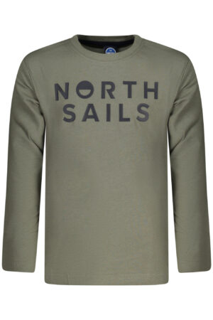 NORTH SAILS T-SHIRT MANICHE LUNGHE BAMBINO VERDE