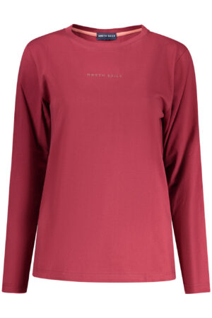 NORTH SAILS T-SHIRT MANICHE LUNGHE DONNA ROSSO