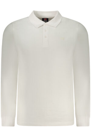 NORWAY 1963 POLO MANICHE LUNGHE UOMO BIANCO