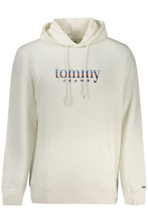 TOMMY HILFIGER FELPA SENZA ZIP UOMO BIANCO