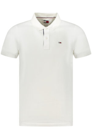 TOMMY HILFIGER POLO MANICHE CORTE UOMO BIANCO
