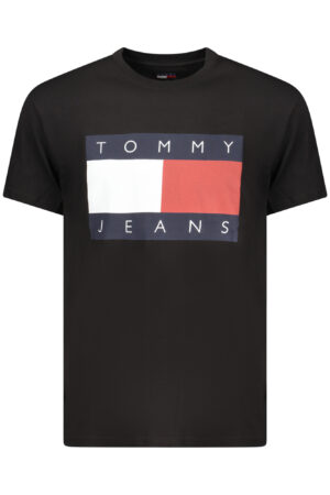TOMMY HILFIGER T-SHIRT MANICHE CORTE UOMO NERO