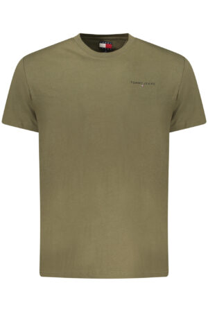 TOMMY HILFIGER T-SHIRT MANICHE CORTE UOMO VERDE