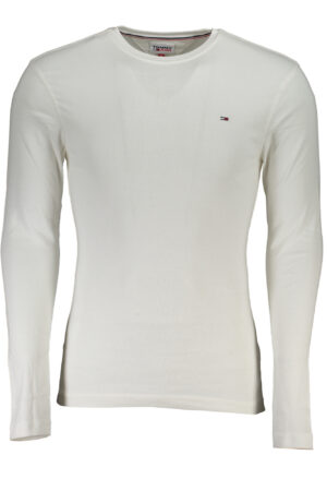 TOMMY HILFIGER T-SHIRT MANICHE LUNGHE UOMO BIANCO