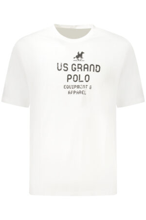 U.S. GRAND T-SHIRT MANICHE CORTE UOMO BIANCO