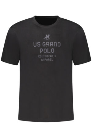 U.S. GRAND T-SHIRT MANICHE CORTE UOMO NERO