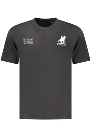 U.S. GRAND T-SHIRT MANICHE CORTE UOMO NERO