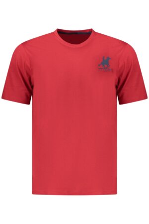 U.S. GRAND T-SHIRT MANICHE CORTE UOMO ROSSO