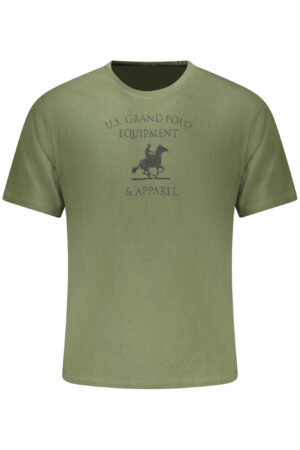 U.S. GRAND T-SHIRT MANICHE CORTE UOMO VERDE