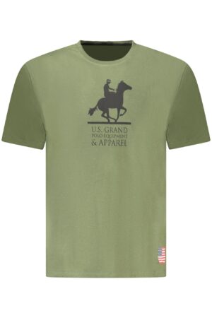 U.S. GRAND T-SHIRT MANICHE CORTE UOMO VERDE
