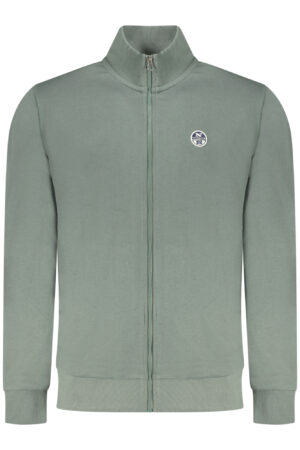 NORTH SAILS FELPA CON ZIP UOMO VERDE