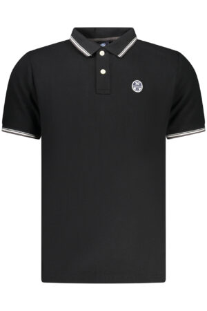 NORTH SAILS POLO MANICHE CORTE UOMO NERO