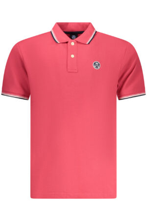 NORTH SAILS POLO MANICHE CORTE UOMO ROSSO
