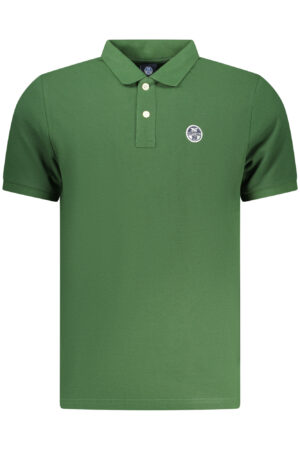 NORTH SAILS POLO MANICHE CORTE UOMO VERDE