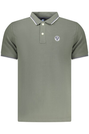 NORTH SAILS POLO MANICHE CORTE UOMO VERDE
