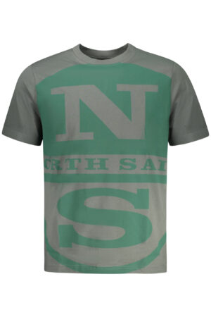 NORTH SAILS T-SHIRT MANICHE CORTE UOMO VERDE