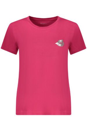 PEPE JEANS T-SHIRT MANICHE CORTE DONNA ROSSO