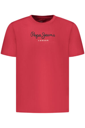 PEPE JEANS T-SHIRT MANICHE CORTE UOMO ROSSO