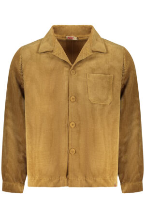 RIFLE CAMICIA MANICHE LUNGHE UOMO MARRONE