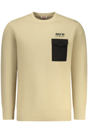 RIFLE FELPA SENZA ZIP UOMO BEIGE