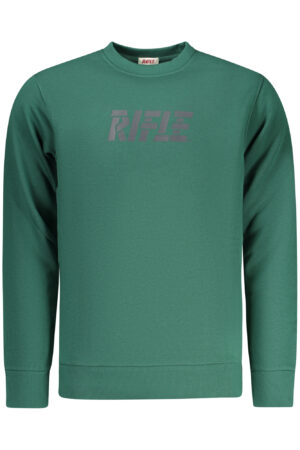 RIFLE FELPA SENZA ZIP UOMO VERDE