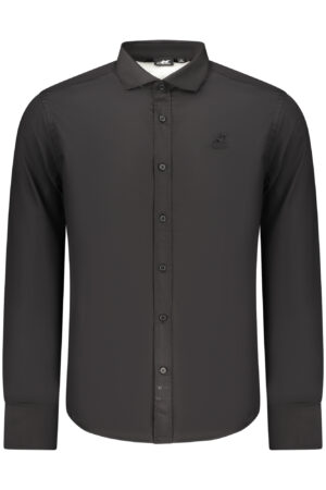 U.S. GRAND CAMICIA MANICHE LUNGHE UOMO NERO