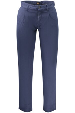 BOSS PANTALONE UOMO BLU