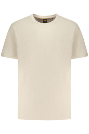 BOSS T-SHIRT MANICHE CORTE UOMO BEIGE