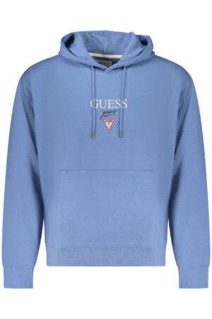 GUESS JEANS FELPA SENZA ZIP UOMO AZZURRO