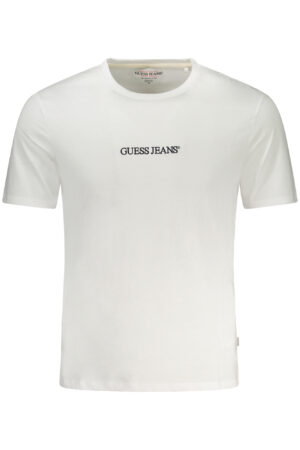 GUESS JEANS T-SHIRT MANICHE CORTE UOMO BIANCO