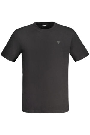 GUESS JEANS T-SHIRT MANICHE CORTE UOMO NERO