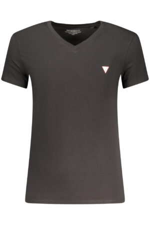 GUESS JEANS T-SHIRT MANICHE CORTE UOMO NERO