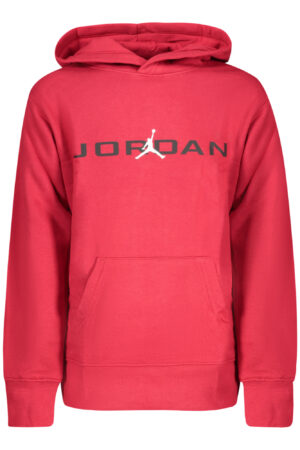 JORDAN FELPA SENZA ZIP BAMBINO ROSSO