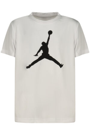 JORDAN T-SHIRT MANICHE CORTE BAMBINO BIANCO