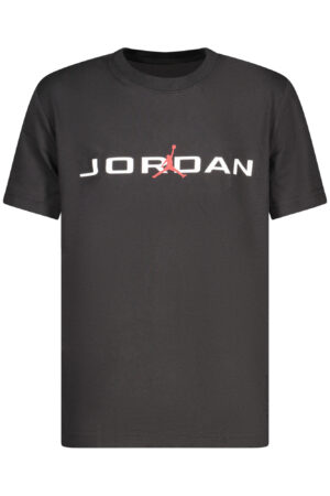 JORDAN T-SHIRT MANICHE CORTE BAMBINO NERO