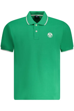 NORTH SAILS POLO MANICHE CORTE UOMO VERDE