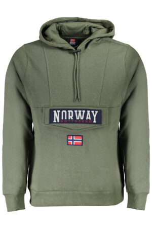 NORWAY 1963 FELPA SENZA ZIP UOMO VERDE