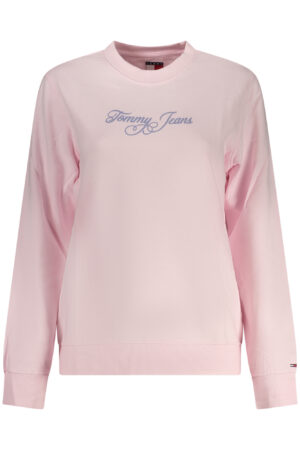 TOMMY HILFIGER FELPA SENZA ZIP DONNA ROSA
