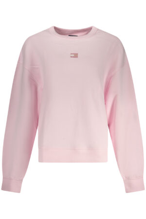 TOMMY HILFIGER FELPA SENZA ZIP DONNA ROSA