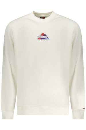 TOMMY HILFIGER FELPA SENZA ZIP UOMO BIANCO